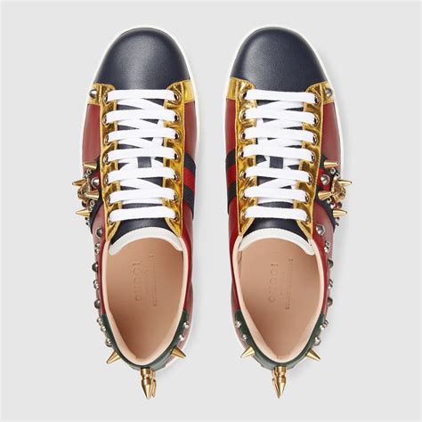 gucci ace sneakers women's|gucci ace studded sneakers.